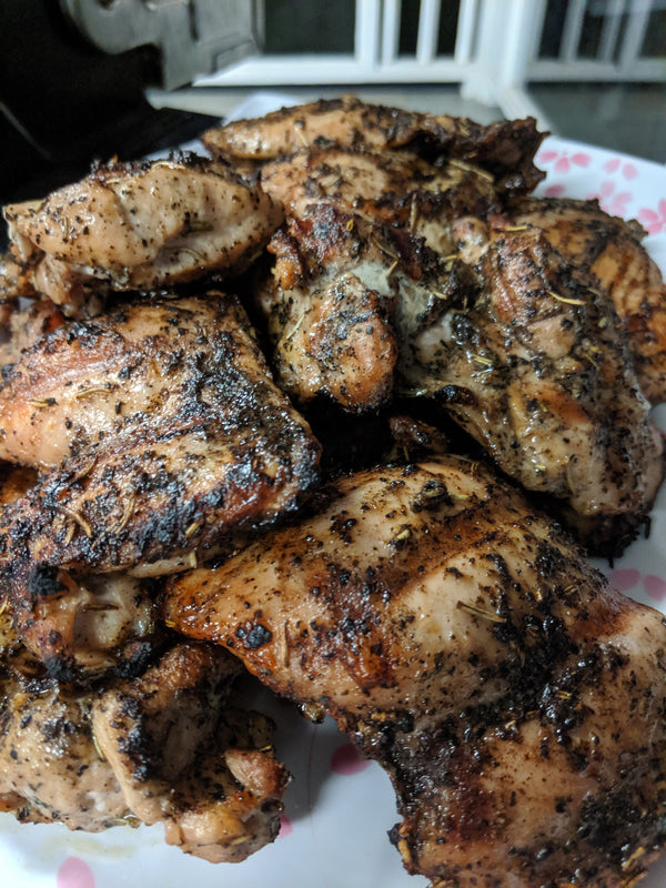 Insanely Good Grilled Kona Coffee Rubbed Chicken Recipe | grill, kona coffee, poultry and more | Abs